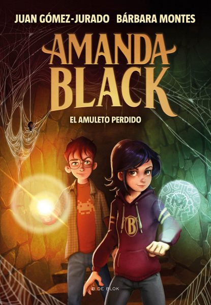 El Amuleto perdido, Amanda Black 2, portada libro infantil