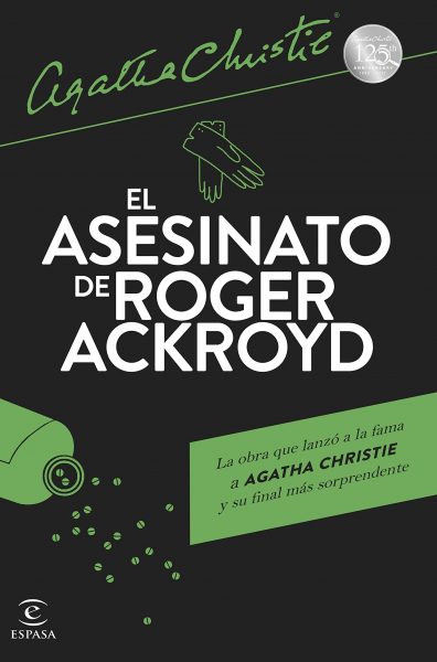 El Asesinato de Roger Acroyd, novela de Agatha Christie