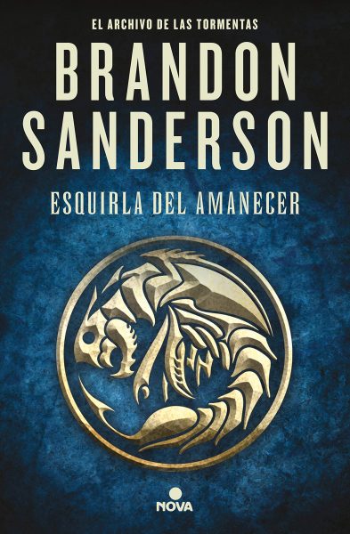 Esquirla del Amanecer, libro novela de Brandon Sanderson, Portada