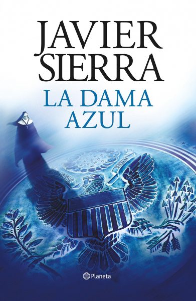 La dama Azul, libro novela de Javier Sierra, Portada